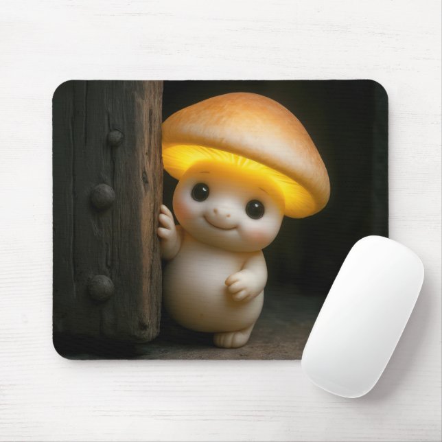 Glowing Mushroom Munchkin Mouse Pad (With Mouse)