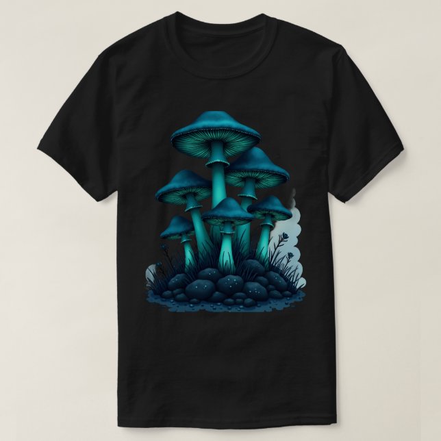 Glowing Mushrooms T-Shirt (Design Front)