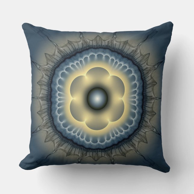 Glowing mystical ornament cushion (Front)
