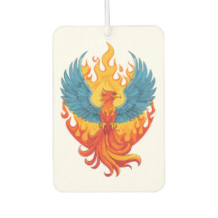 Glowing mythological Fantasy Phoenix Bird Car Air Freshener