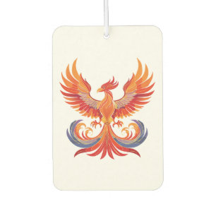 Glowing mythological Fantasy Phoenix Bird Car Air Freshener