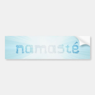 Glowing Namaste Bumper Sticker