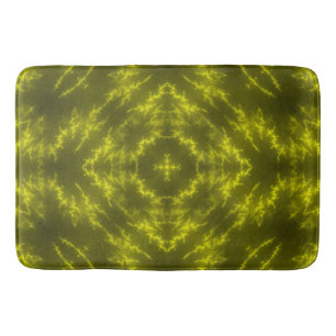 Glowing Neon Electric Thunder Bolts Bath Mat