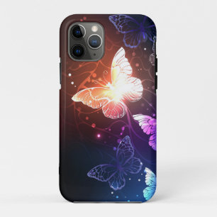 Glowing Night Butterflies iPhone 11 Pro Case