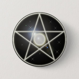 Glowing Pentagram 1 Button