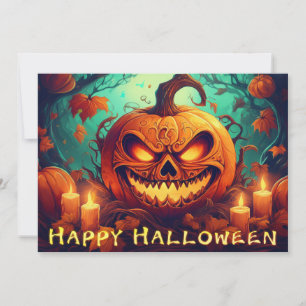 Glowing Pumpkin Candles Twisted Trees Art