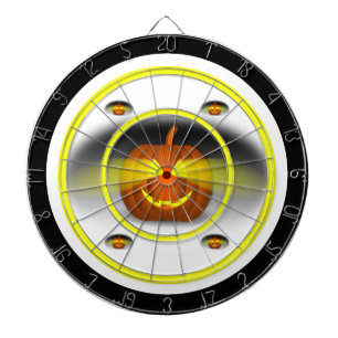 Glowing Pumpkin - Dartboard