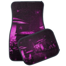 Glowing Purple Mushrooms