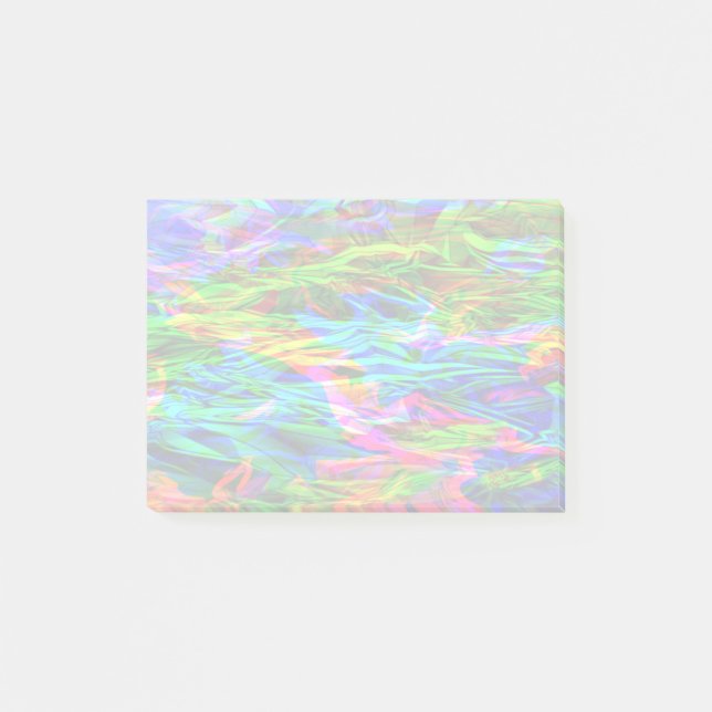 Glowing Rainbow Abstract Post-it Notes (Front)
