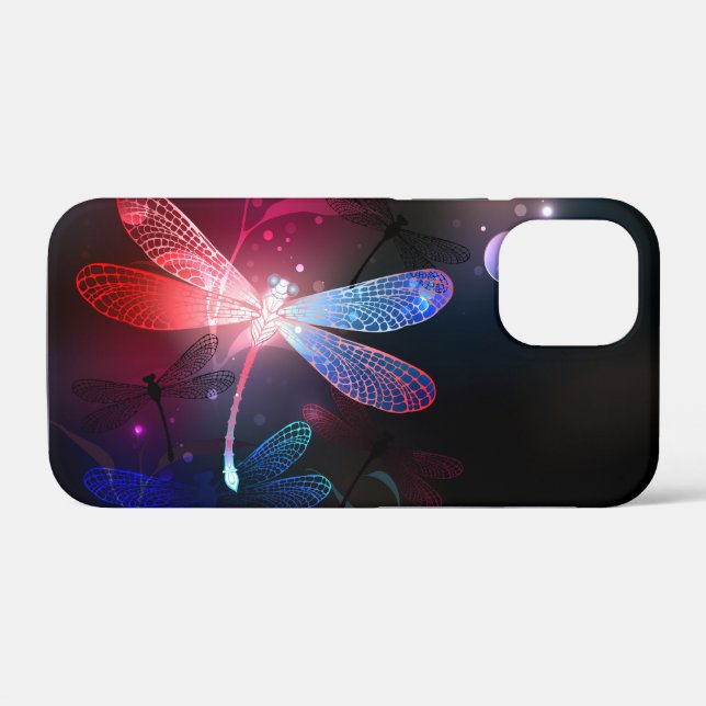 Glowing red dragonfly Case-Mate iPhone case (Back (Horizontal))