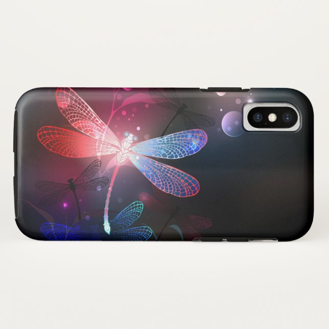 Glowing red dragonfly Case-Mate iPhone case (Back (Horizontal))