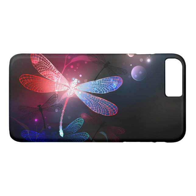 Glowing red dragonfly Case-Mate iPhone case (Back (Horizontal))