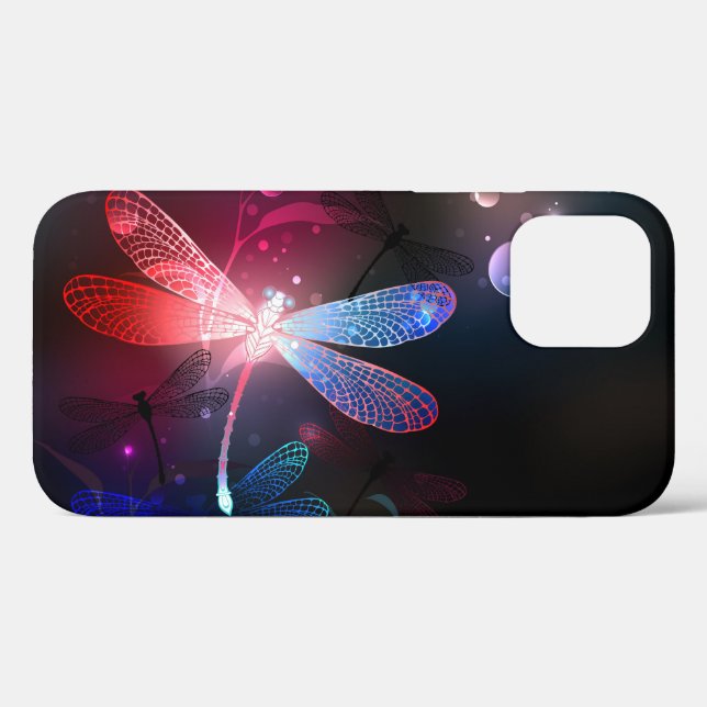 Glowing red dragonfly Case-Mate iPhone case (Back (Horizontal))