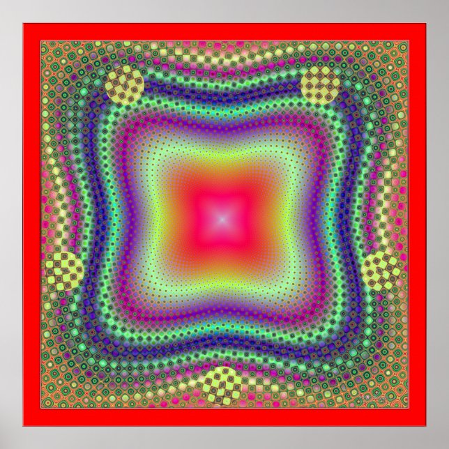 Glowing Red Poster (Front)