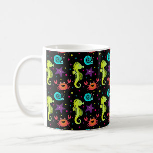 Glowing Sea Creatures Coffee Mug