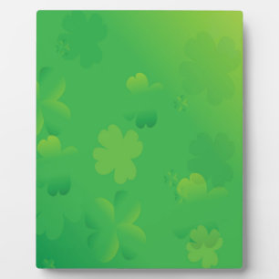Glowing Shamrocks Plaque