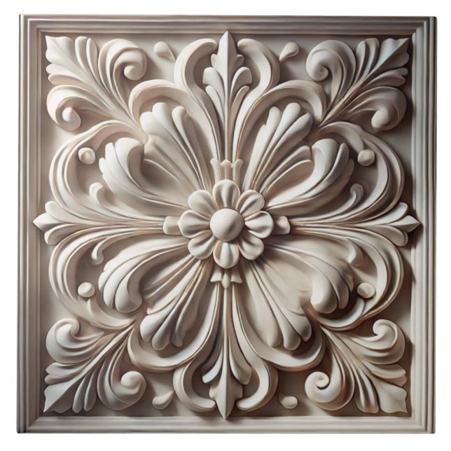 Glowing Shawdows Ceramic Tile (Front)