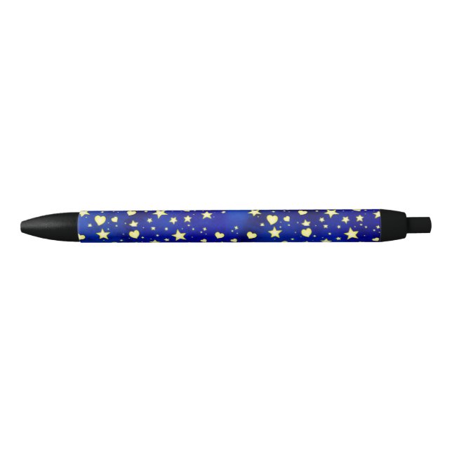 Glowing star black ink pen (Front)