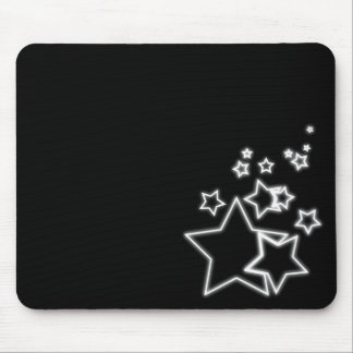glowing stars mouse pad