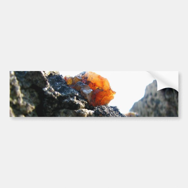 Glowing Stone Bumper Sticker (Front)