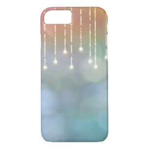glowing string of lights on bokeh iPhone 8/7 case