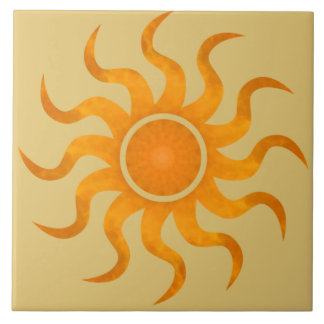 Glowing Sun Desert Tile - Large