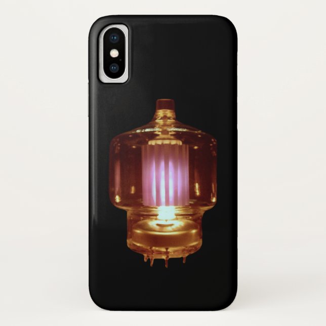 Glowing Transmit Vacuum Tube Case-Mate iPhone Case (Back)