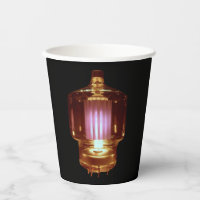 Glowing Transmitter Vacuum Tube
