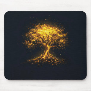  Glowing Tree of Life – Mystical and Enchanting  Mouse Pad