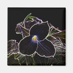 Glowing Trillium Magnet