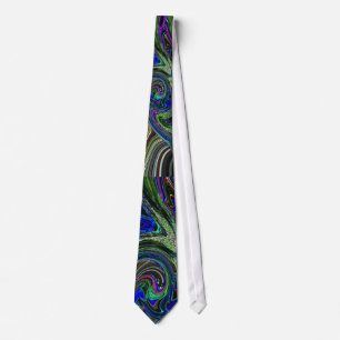 Glowing undersea vortex Necktie
