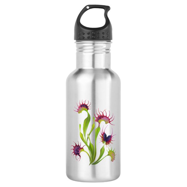 Glowing Venus Flytrap 532 Ml Water Bottle (Front)