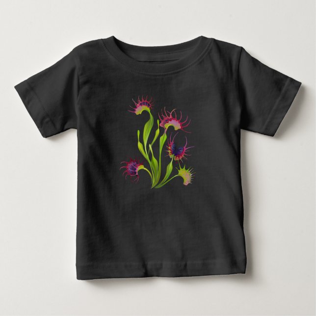 Glowing Venus Flytrap Baby T-Shirt (Front)