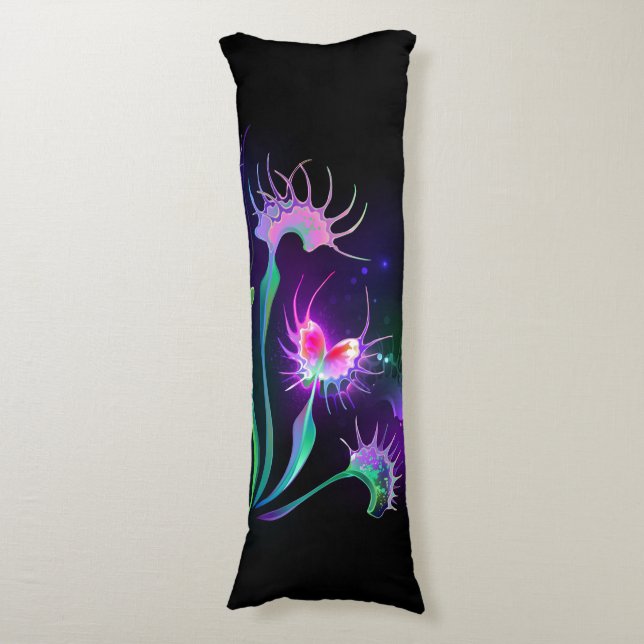 Glowing Venus Flytrap Body Cushion (Front Vertical)