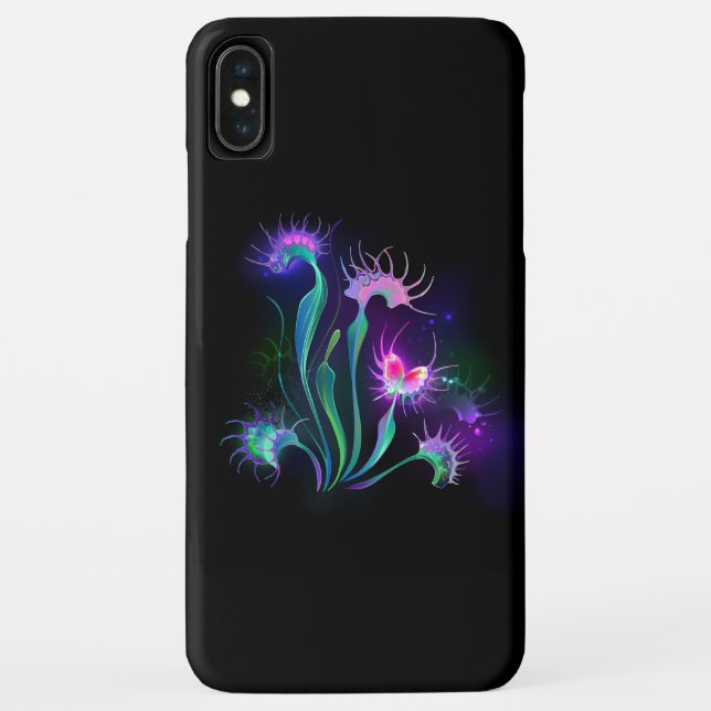 Glowing Venus Flytrap Case-Mate iPhone Case (Back)