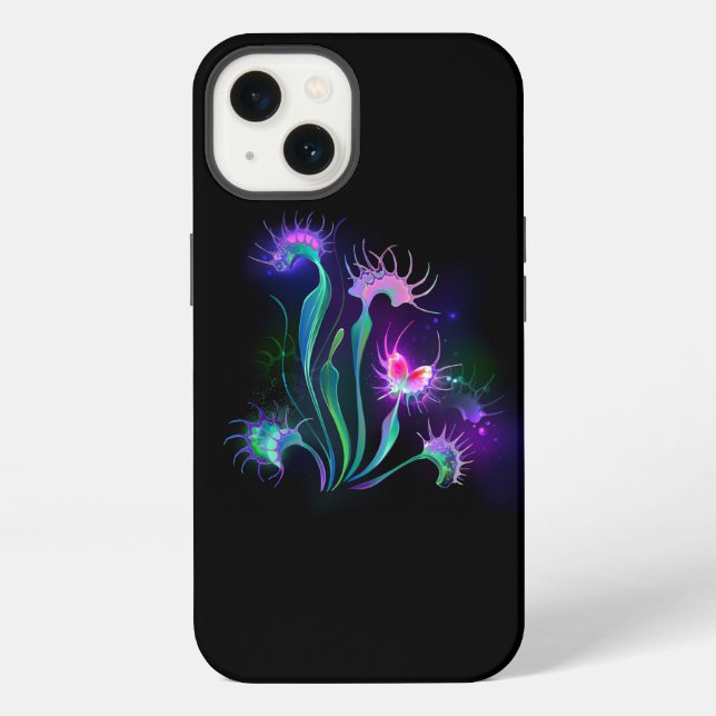 Glowing Venus Flytrap iPhone Case (Back)