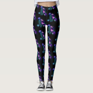 Glowing Venus Flytrap Leggings