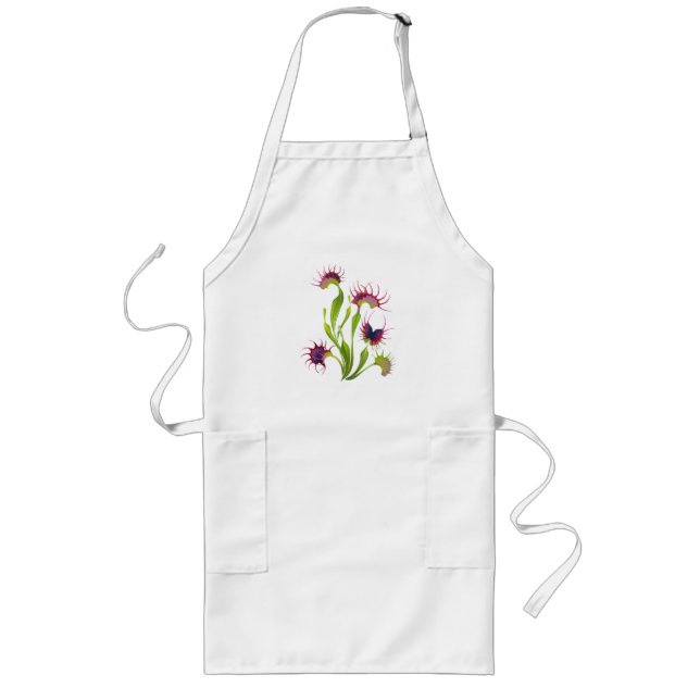 Glowing Venus Flytrap Long Apron (Front)
