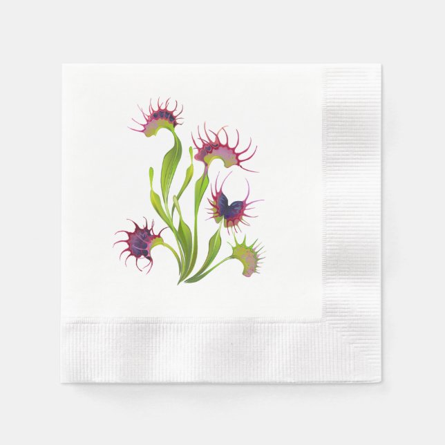 Glowing Venus Flytrap Napkin (Front)