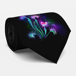 Glowing Venus Flytrap Tie