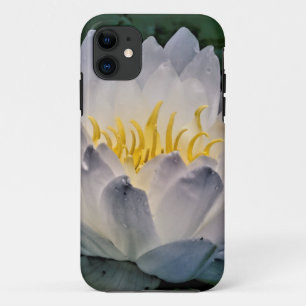 Glowing White Lotus flower  iPhone 11 Case