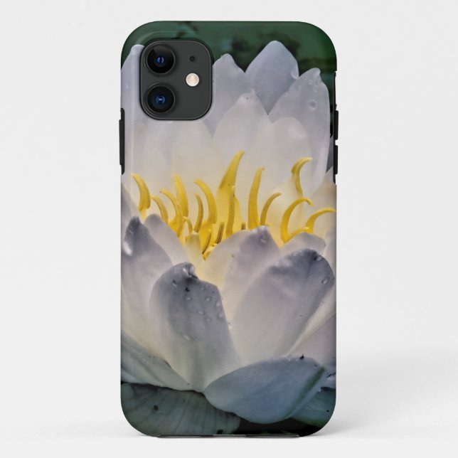 Glowing White Lotus flower  Case-Mate iPhone Case (Back)
