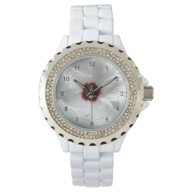 glowing white petals watch (Front)