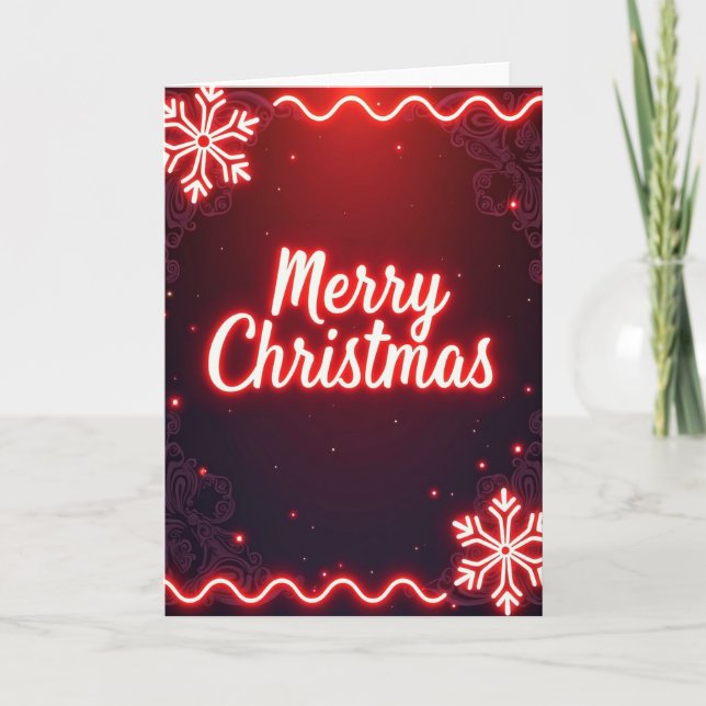 Glowing Winter Card (Front)