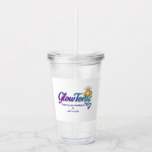 GlowTonic: Glow On The Go plastic Tumbler – 16oz