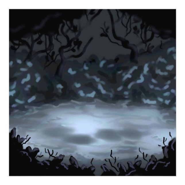 Glowy Clearing Photo Print (Front)