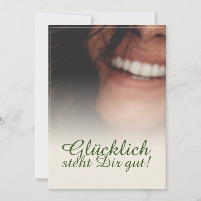 Glücklich steht Dir gut! (Front)