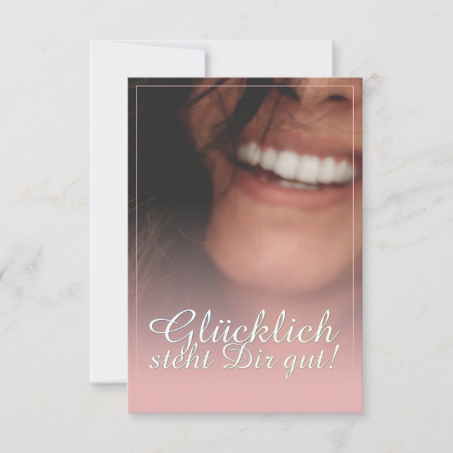 Glücklich steht Dir gut! - Rosé (Front)