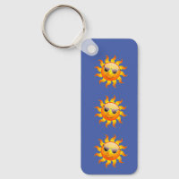 glückliche Sonne Schlüsselanhänger
