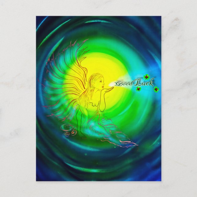 Glücksengel Postcard (Front)